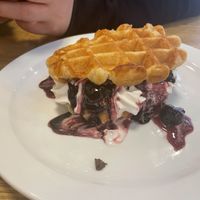 Black Forest waffles  at VGN Boulevard in Stourbridge