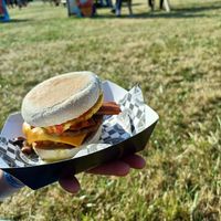 Breakfast muffin at VGN Boulevard in Stourbridge