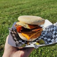 Amazing breakfast burger at VGN Boulevard in Stourbridge