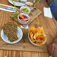 Trio mini hommus, beterraba e guacamole   at Purana in Sao Paulo
