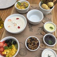 Breakfast board for two (a very light portion per person)  at Purana in Sao Paulo