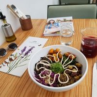 Super delicious!! A lot of different flavours and beautifully decorated. I love to discover vegan places around the world and this is definitely in my top ten :) at Purana in Sao Paulo