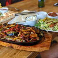 Vegetarian Fajita.  at The Olive Branch in Ilkley