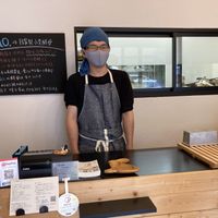 Lovely patisserie and the owner  at ao in Kamakura