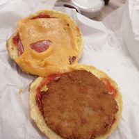 Parma burger at Lord of the Fries in Newtown