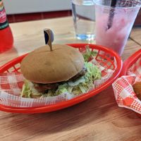Fish burger at Lord of the Fries in Newtown
