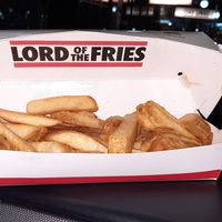 Chunky chips at Lord of the Fries in Newtown