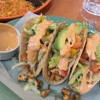 Vegan tofu tacos  at La Fiesta Chatham in Springfield