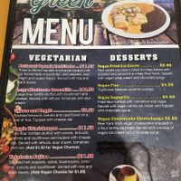 Menu as of September 8th 2019 at La Fiesta Chatham in Springfield