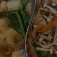 vegan hotpot  at Miso Kimchi in Tanah Rata