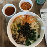 Bibimbap without egg  at Miso Kimchi in Tanah Rata