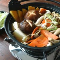 Veggie Nabe (Japanese Hotpot) at Miso Kimchi in Tanah Rata