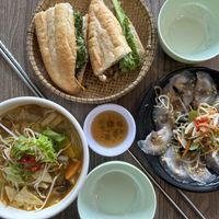 Banh Mi, refreshing noodles soup and yummy steamed dumplings   at Chay Corner in Da Nang