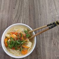 Vegetable noodles at Chay Corner in Da Nang