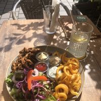 Mit extra Ketchup und Veganer majonaise   at Tante Förster in Furth