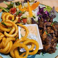 Vebab plate at Tante Förster in Furth