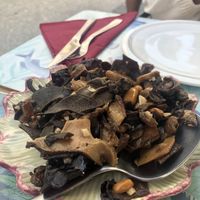 Sauteed wild mushrooms  at Stressfree in Vila Nova De Milfontes