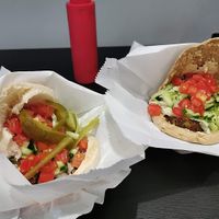Falafel at Falafel Bar in Harrow
