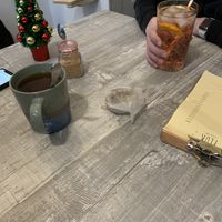 Tea and lemonade  at Pluk Cats & Coffee in Maastricht