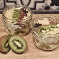 Vegan parfait at MoMa in Mons