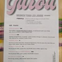 Menu - food at Gurou Street Food in La Rochelle