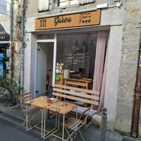 Outside one side at Gurou Street Food in La Rochelle