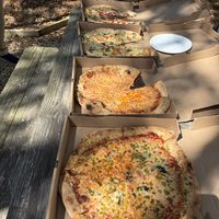 Four vegan pizzas  at 1000 Degrees in Spring Hill