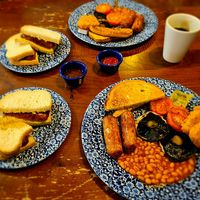 Vegan breakfast at The Shrewsbury Hotel in Shrewsbury