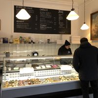 Seen from door  at Lillians Smørrebrød in Copenhagen