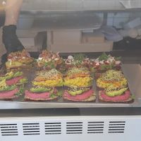 Freshly made vegan Smørrbrød at Lillians Smørrebrød in Copenhagen