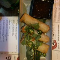Spring rolls (you get 4)  at Mr Hizola's in Burleigh Heads