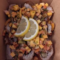 Half Moon Roll at Tane Vegan Izakaya in Honolulu