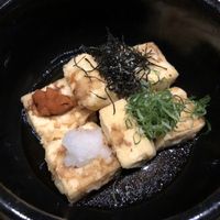 Agedashi tofu at Tane Vegan Izakaya in Honolulu