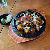 Brussel sprouts at Tane Vegan Izakaya in Honolulu