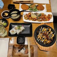 Many different dishes! at Tane Vegan Izakaya in Honolulu