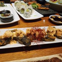 We might have gone nuts with the ordering. at Tane Vegan Izakaya in Honolulu