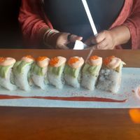 The sunrise or is it the sunset? at Tane Vegan Izakaya in Honolulu