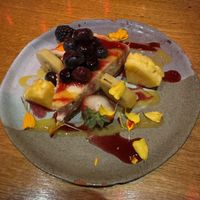 Special dessert - cheesecake  at Tane Vegan Izakaya in Honolulu