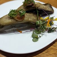 Eggplant Nigiri at Tane Vegan Izakaya in Honolulu