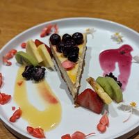 Cheesecake at Tane Vegan Izakaya in Honolulu
