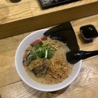 Garlic miso ramen  at Tane Vegan Izakaya in Honolulu