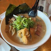 Roasted garlic miso ramen 🍜   at Tane Vegan Izakaya in Honolulu