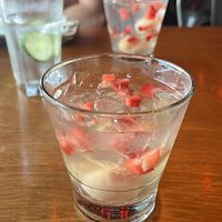 Lychee martini 🍸   at Tane Vegan Izakaya in Honolulu