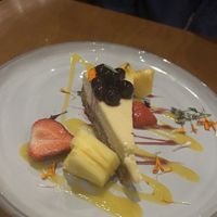 Dessert of the day - lilikoi cheesecake   at Tane Vegan Izakaya in Honolulu