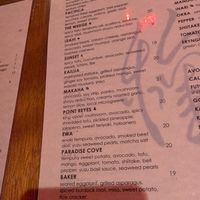 Specialty rolls at Tane Vegan Izakaya in Honolulu