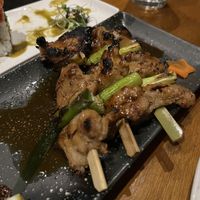 Chick-n skewers   at Tane Vegan Izakaya in Honolulu