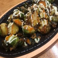 Brussels with wasabi aioli at Tane Vegan Izakaya in Honolulu