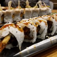 The Pacifica "delish" and manilla dune in the background at Tane Vegan Izakaya in Honolulu