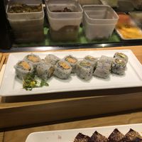 Spicy tofuna, Philadelphia, and Leahi. at Tane Vegan Izakaya in Honolulu