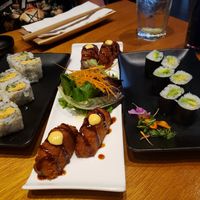 Too much goodness. at Tane Vegan Izakaya in Honolulu